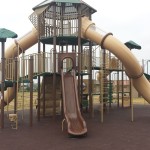 The New playground at the location.
